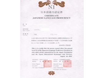 译员证书